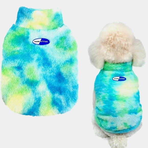Dog Sweaters/Sweatshirts- Tie Dye- Premium Dog/Puppy Jacket Coat- SM -MED- LRG - Picture 6 of 13